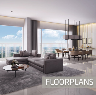 Queens Peak Singapore - Floorplans